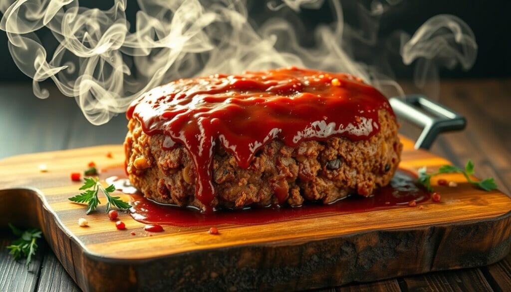 Baking BBQ meatloaf