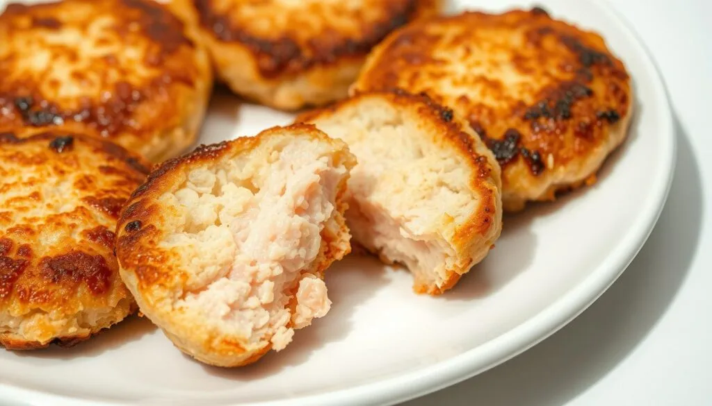 Golden Brown Salmon Patties