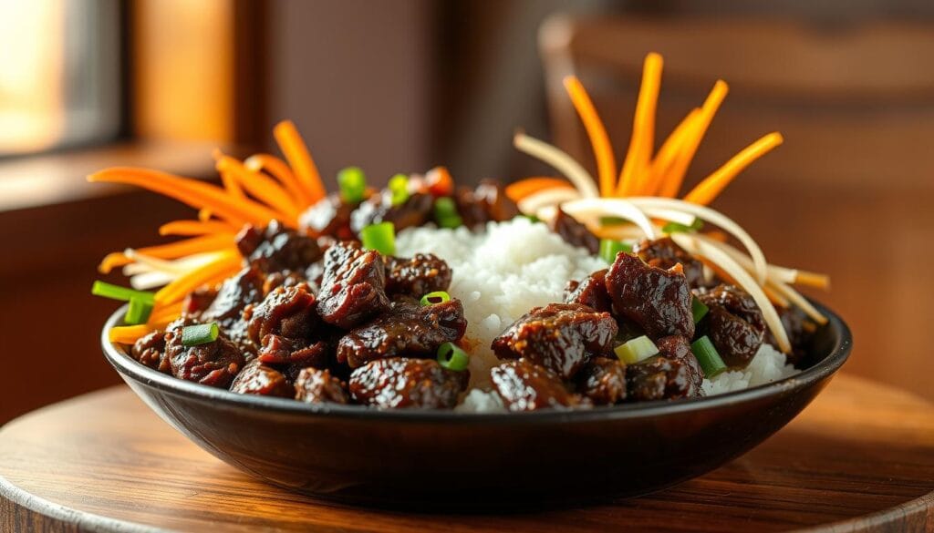 ground beef bulgogi bowl