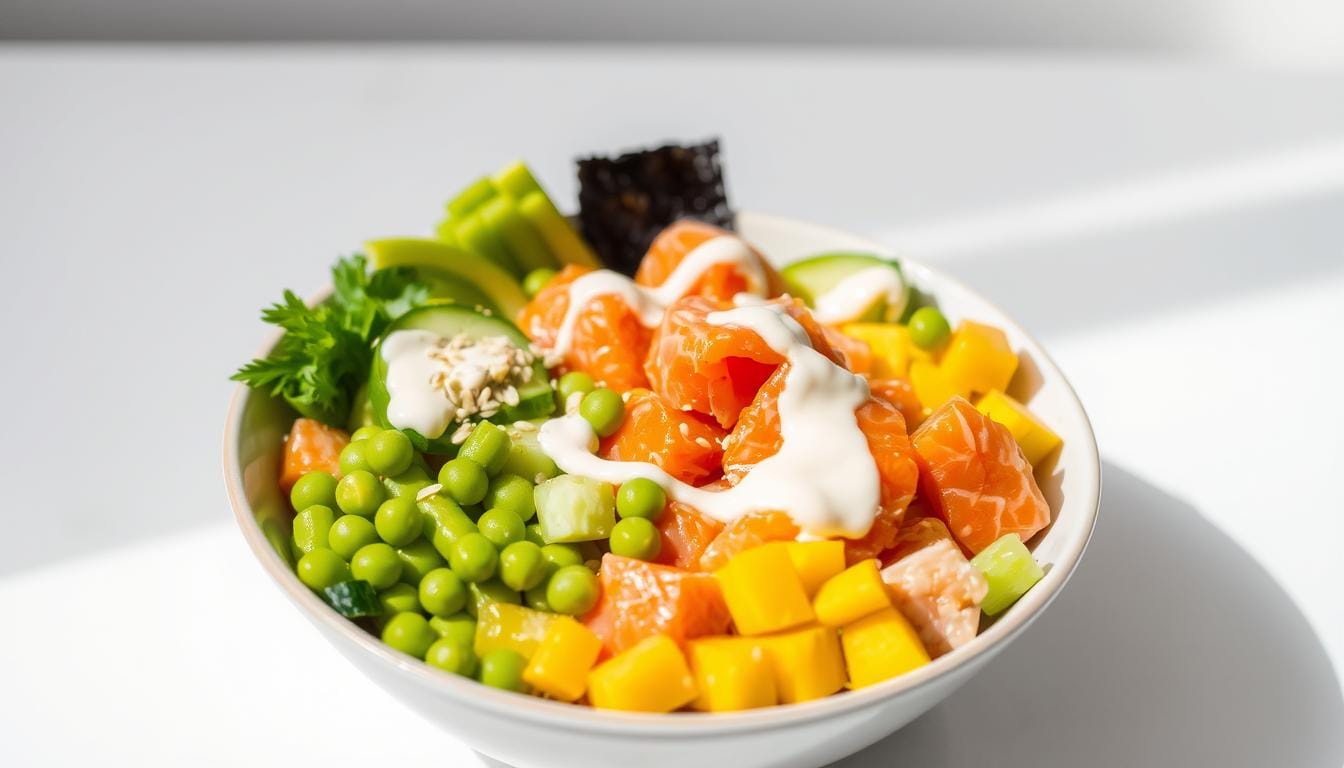 salmon poke bowl