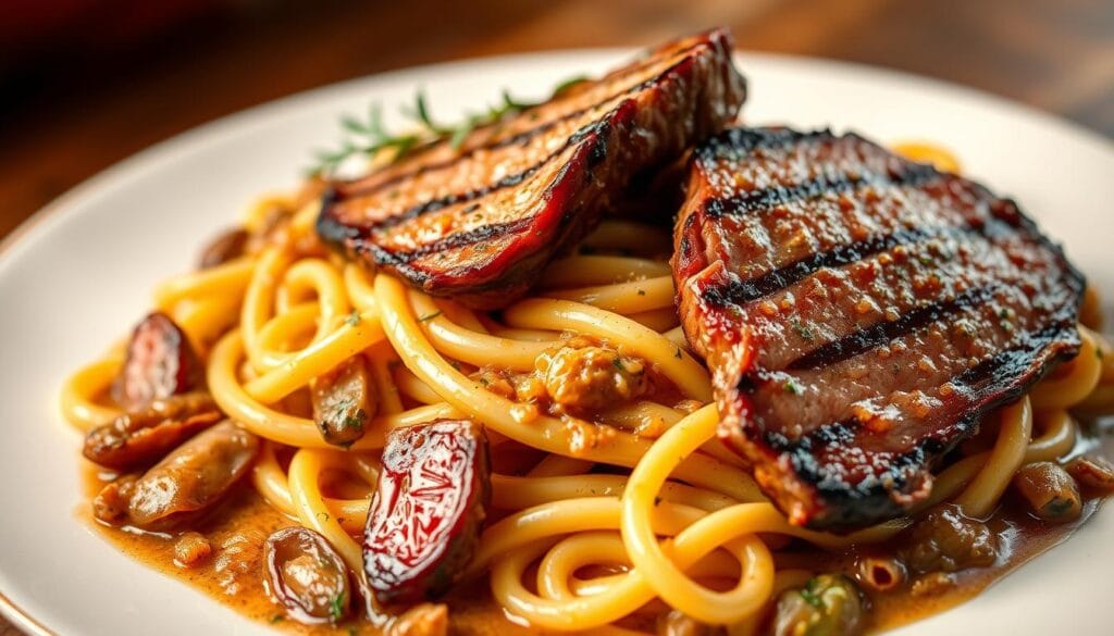 steak pasta recipe